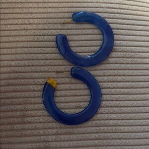 COPY - Cult Gaia Blue Hoop Earrings